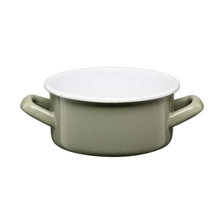 Rondel emaliowany gładki GORDON 14cm/1l mięta